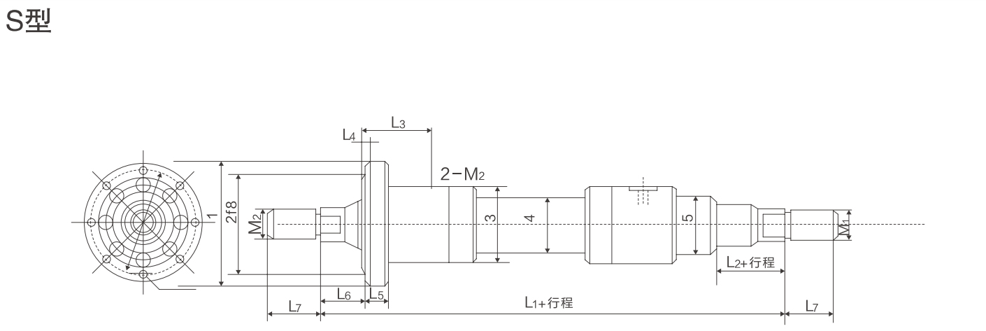 Гидроцилиндр типа YG-H (3)