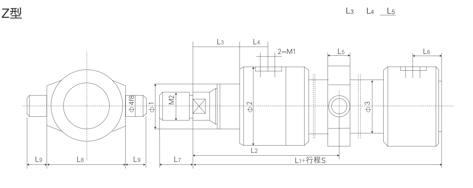 Гидроцилиндр типа YG-Z (2)