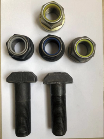 Комплект скребковых болтов