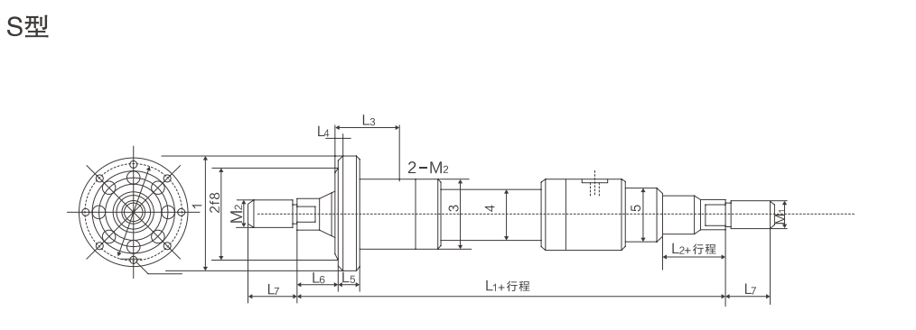 Гидроцилиндр типа YG-S (2)